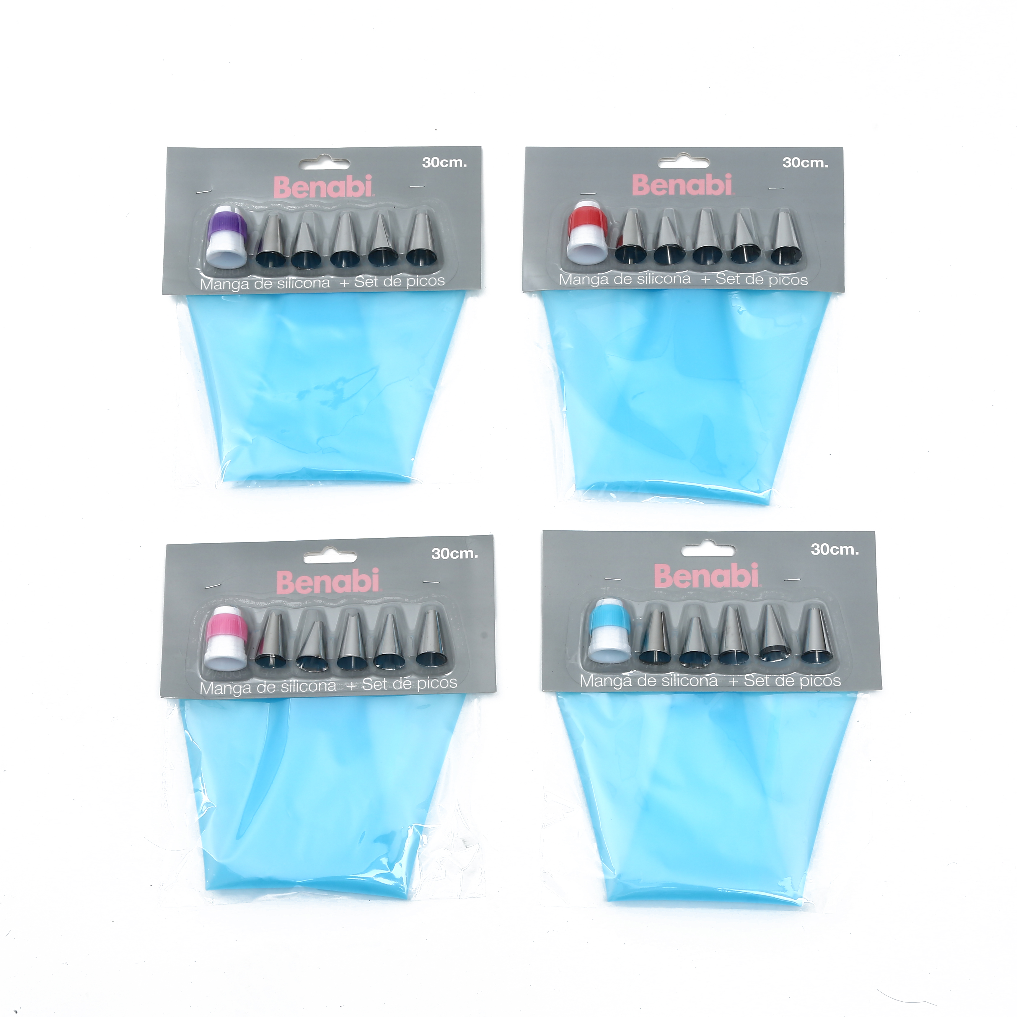 Set De 5 Picos + Manga De Silicona 30Cm 416