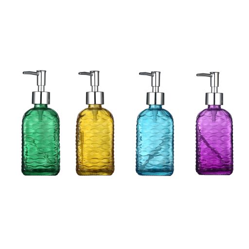 Dispenser Jabón De Vidrio 500Ml, Colores 23215 409