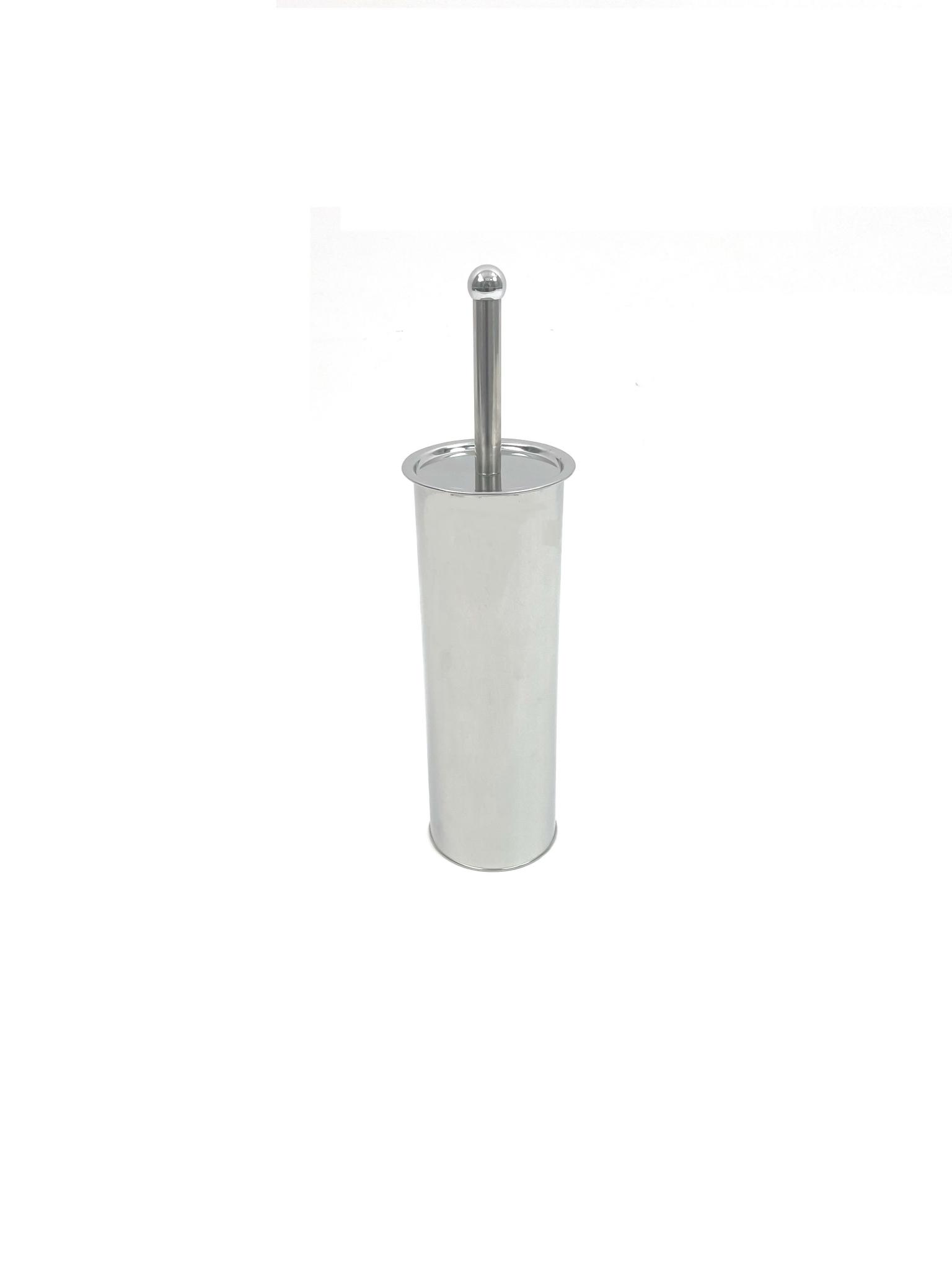 Escobilla De Baño Plateada Con Base 22063 412