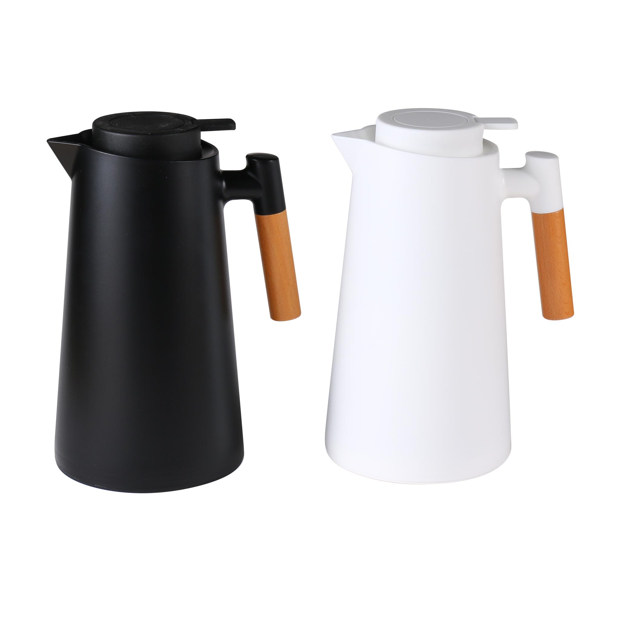 Jarra Termo 1Lt Con Manija De Madera Pico Vertedor 47213 421