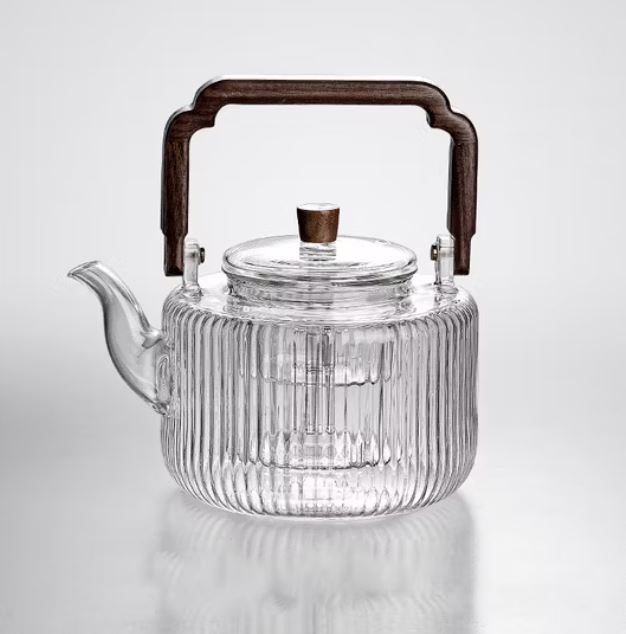 Tetera De Vidrio C/Infusor Y Manija De Bambú 1000Ml 51498 412