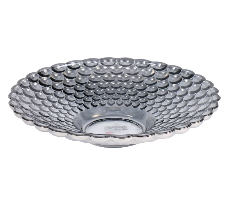 Centro De Mesa Vidrio Color Fume 24 Cm 50063 407