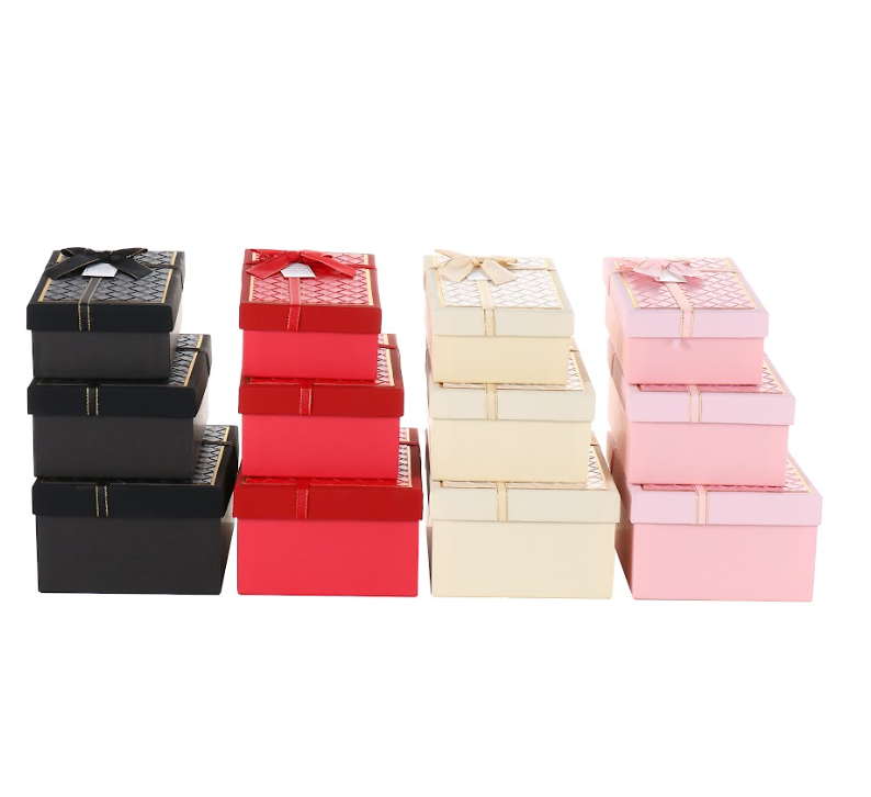 Set Cajas De Regalo 23X16X 9.5Cm/20X14X7.5Cm/17.5X12X5.5Cm 51882 422