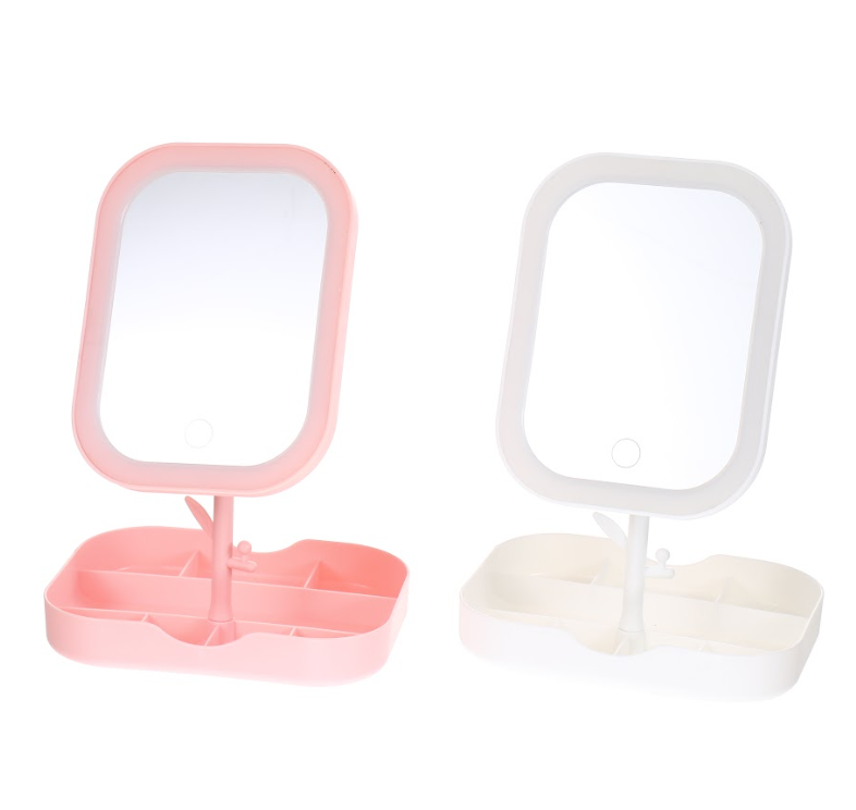 Espejo Alajero C/ Luz Usb 26*19 Cm 51660 423