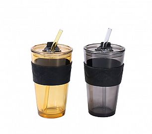 Vaso Vidrio C/Sorbete  450 Ml 47343 414