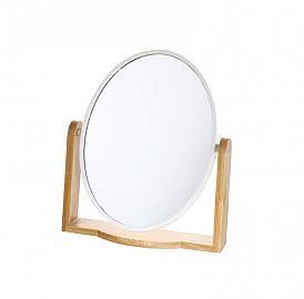 Espejo Con Base Madera 22*19Cm 51656