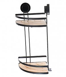 Estante Esquinero Metal Doble C/Madera 50472 422